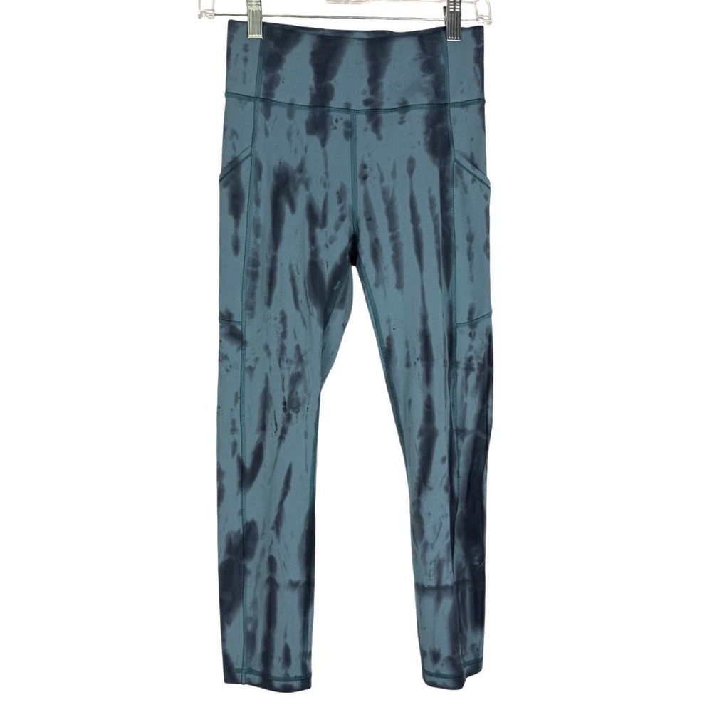 Lululemon Invigorate Tight Women's 4 Dark Teal High-Rise Side Pockets Yoga NWOT - Picture 3 of 9